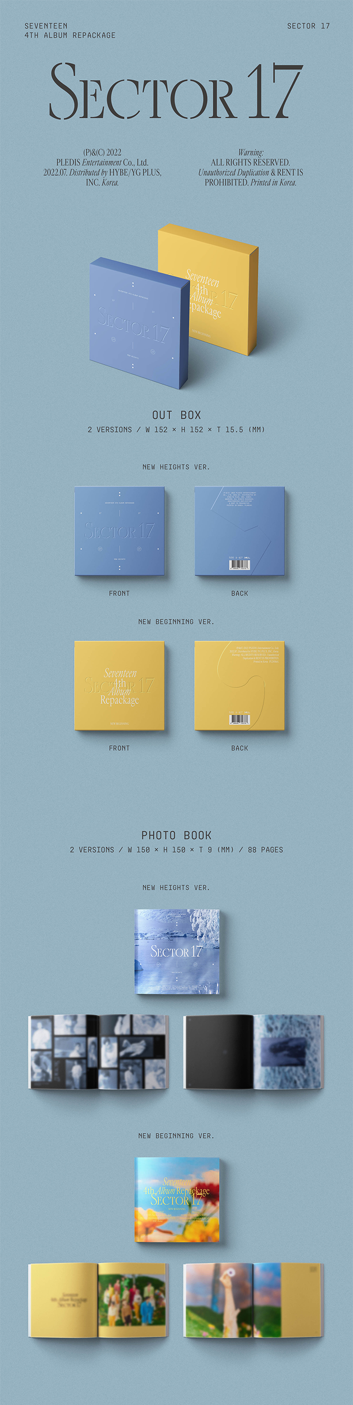 SEVENTEEN- 4th Album Repackage 'SECTOR 17'