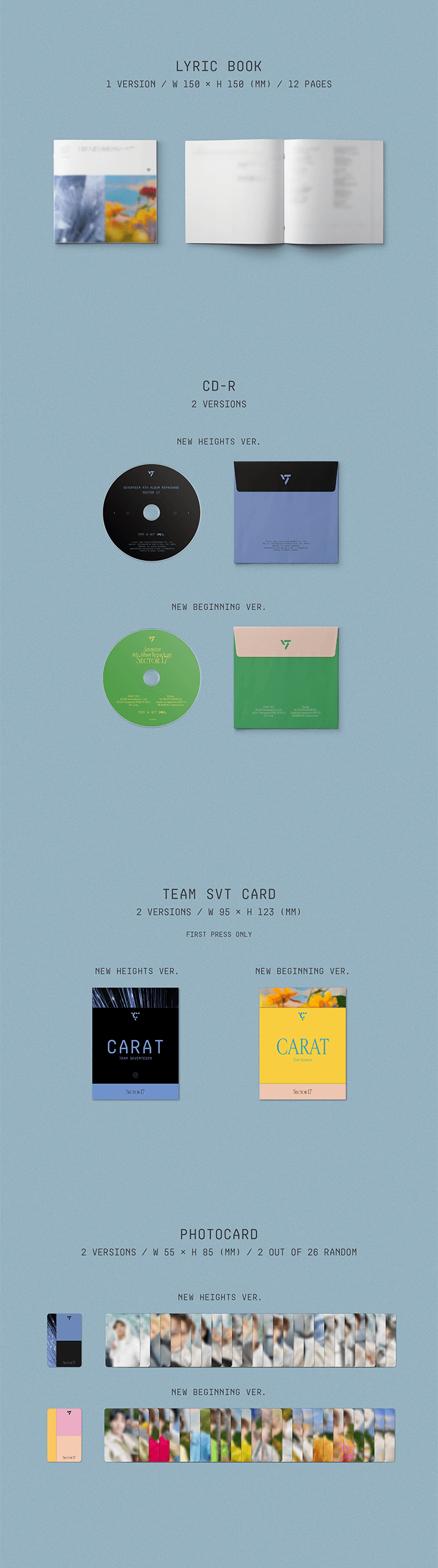 SEVENTEEN- 4th Album Repackage 'SECTOR 17'