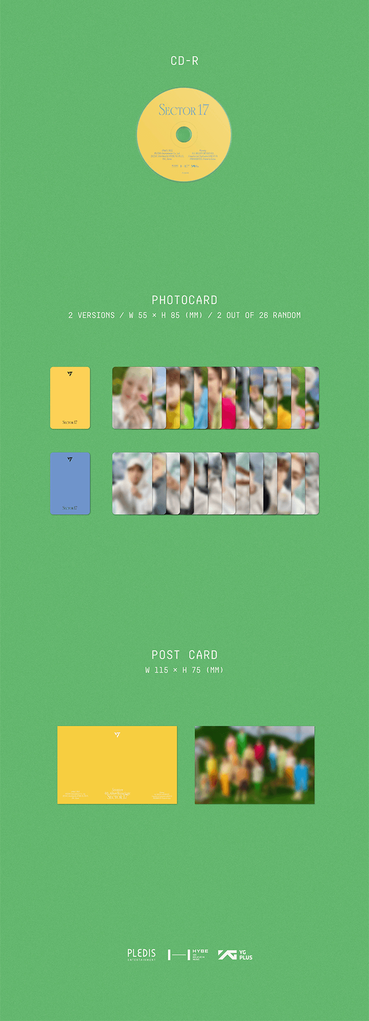 SEVENTEEN- 4th Album Repackage 'SECTOR 17' COMPACT ver.