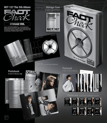 NCT 127 - The 5th Album 'Fact Check' [Storage Ver.]