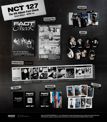 NCT 127 - The 5th Album 'Fact Check' [QR Ver.]