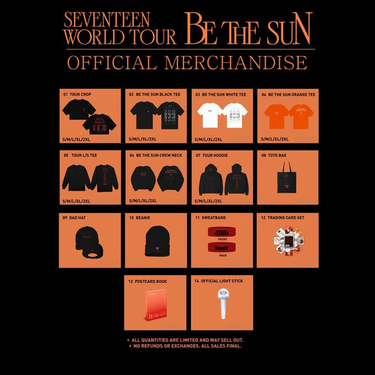 SEVENTEEN - BE THE SUN CROP TOP